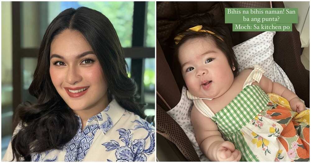 Pauleen Luna posts a new snapshot of Baby Thia: "Bihis na bihis naman!"