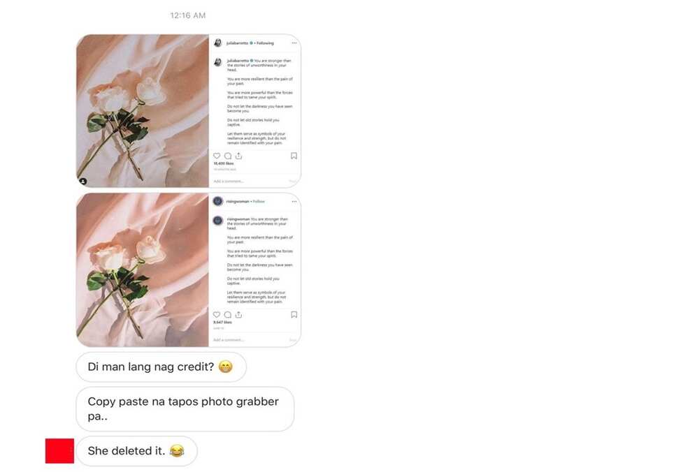Netizen airs serious claim about Julia Barretto’s deleted Instagram post