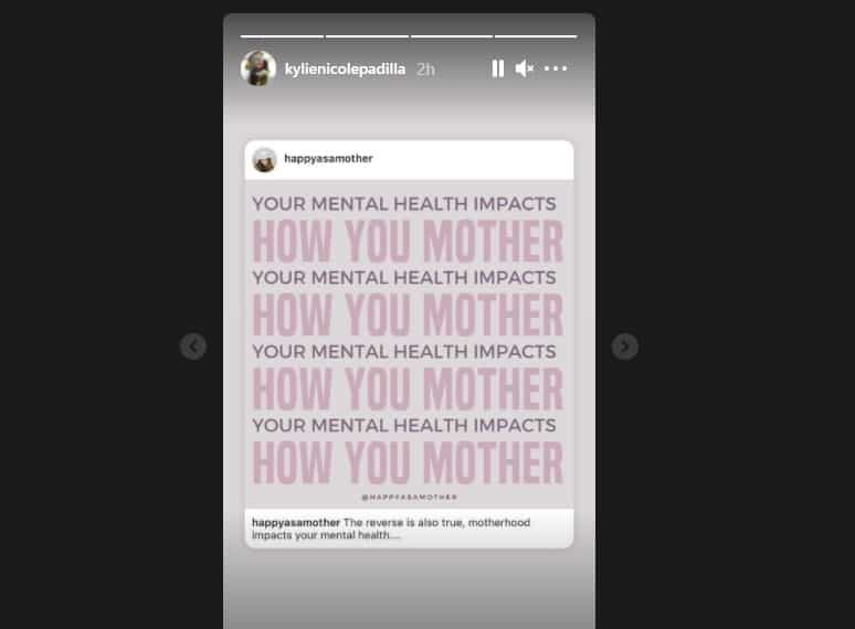 Kylie Padilla posts about mental health & motherhood amid issue with Aljur