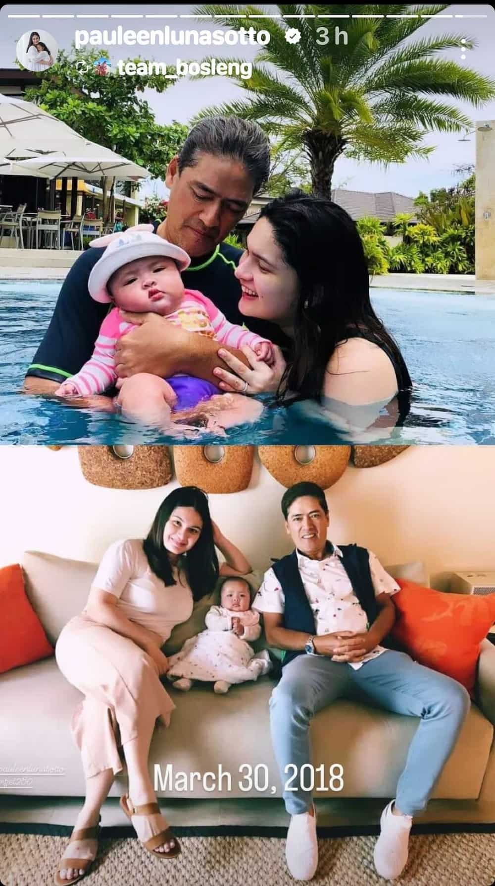 Pauleen Luna shares lovely throwback photos of her, Vic Sotto, Tali