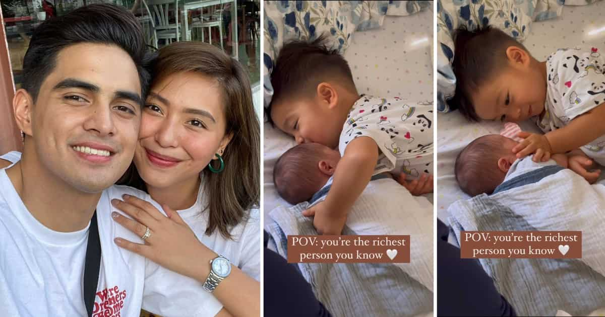 Video of Juancho Triviño, Joyce Pring’s babies having a precious moment ...