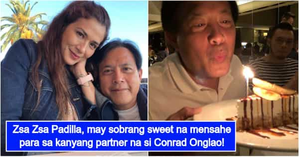 Zsa Zsa Padilla Writes A Sweet Birthday Message For Her Partner Conrad Onglao Kamicomph 9416