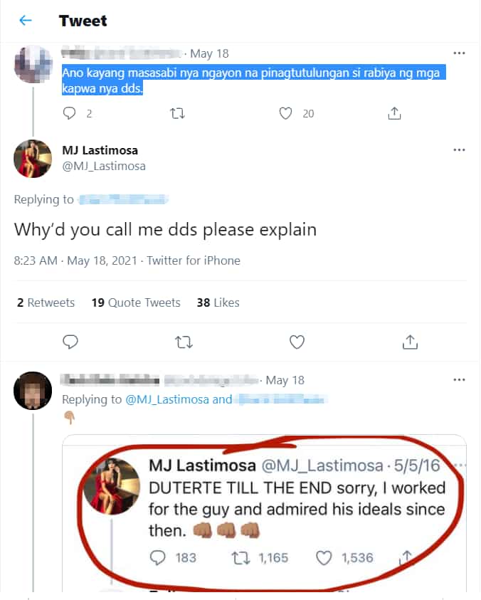 MJ Lastimosa slams netizens for accusing her of being a DDS