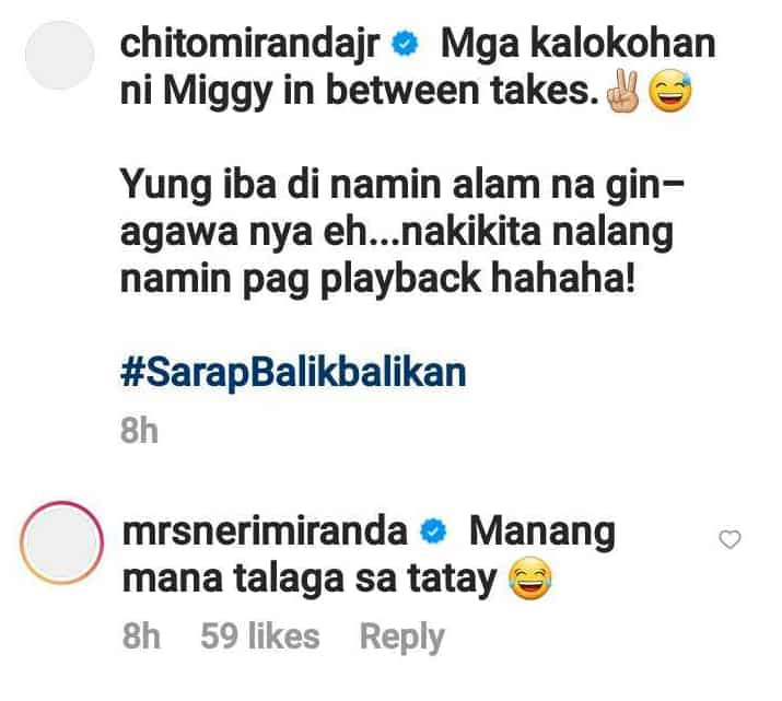 Chito at Neri Miranda, naaliw sa “kalokohan” ni Miggy sa taping ng isang ad