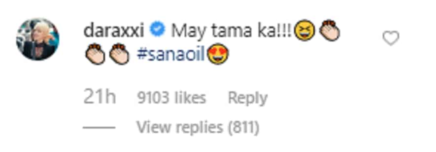 Sandara Park's candid comment on Vice Ganda's post with Ion Perez elicits reactions from netizens