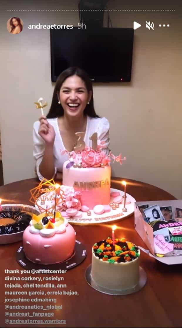 Andrea Torres celebrates 31st birthday: "Most number of prayers answered"