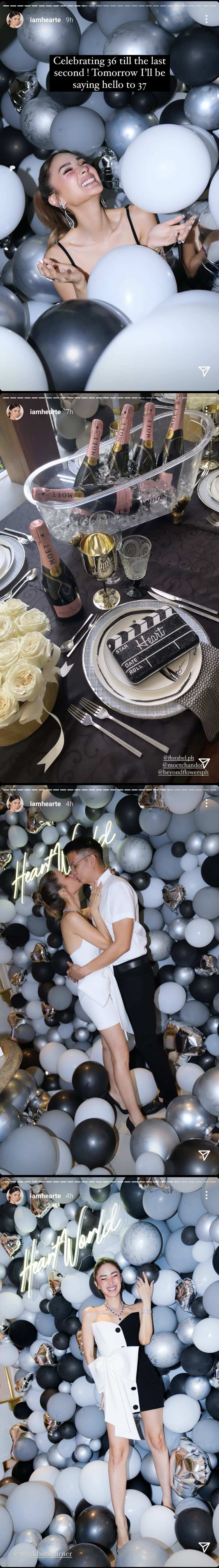 Heart Evangelista shows glimpses of her B&W-themed birthday party