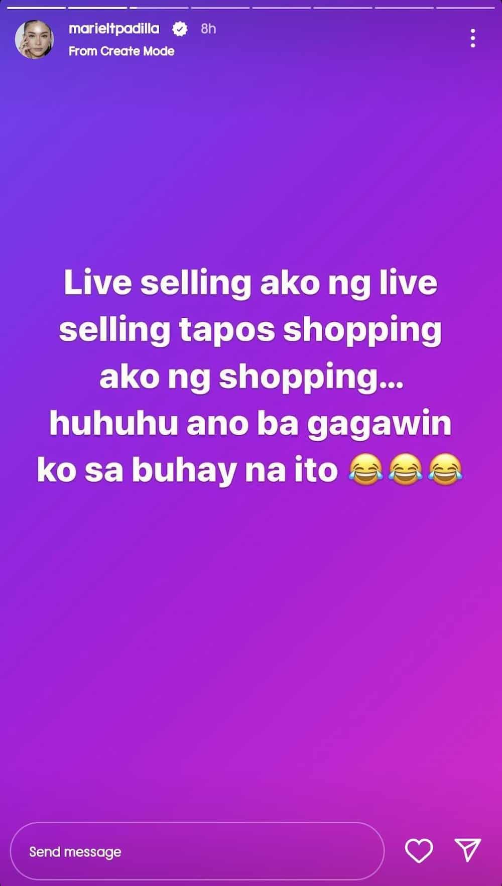 Mariel Padilla pens a funny and relatable post about shopping: "Tama na"