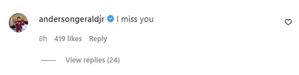 Gerald Anderson, may sweet na comment sa post ni Julia Barretto: "I miss you"