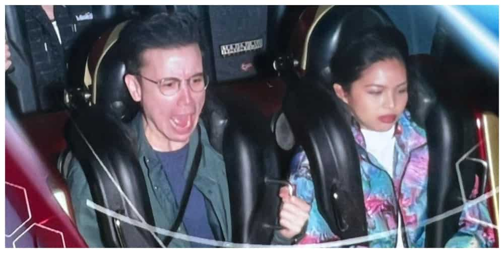 Maine Mendoza & Arjo Atayde’s epic theme park ride pic in Paris goes viral (@mainedcm)