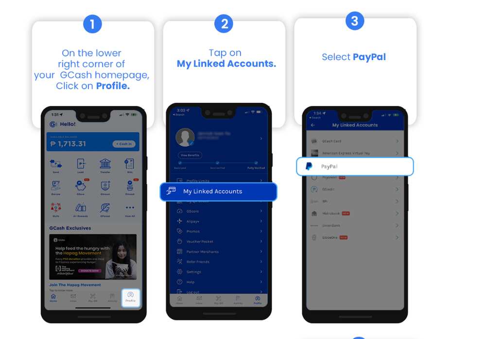 Globe GCash MasterCard and PayPal