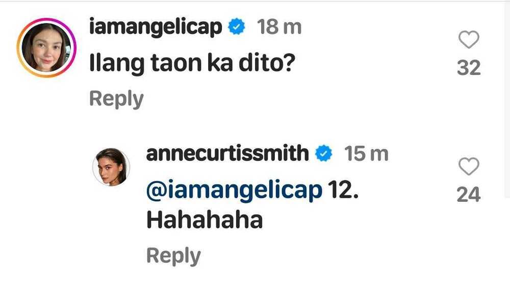 Angelica Panganiban, napatanong ng “ilang taon ka dito” kay Anne Curtis na nag-share ng new pic Angelica Panganiban, napatanong ng “ilang taon ka dito” kay Anne Curtis na nag-share ng new pic