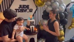 B-day celebration ng anak nina Janella Salvador at Markus Paterson na si baby Jude, ipinasilip