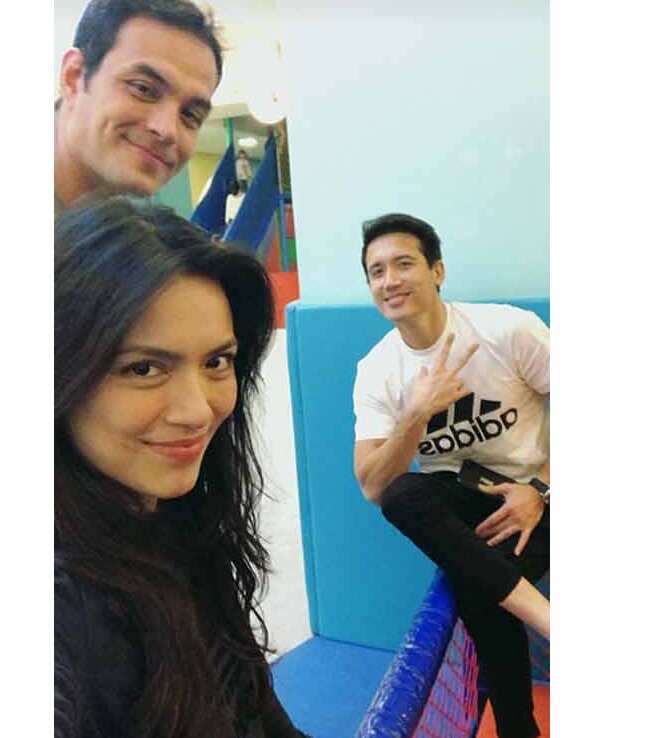 Ciara Sotto’s boyfriend is at home with her son & her brother