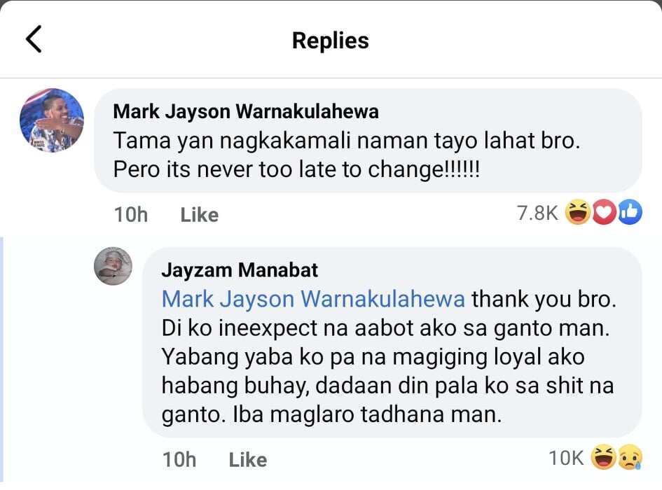 Jayzam Manabat of JaMill on cheating issue: "Iba maglaro tadhana man"