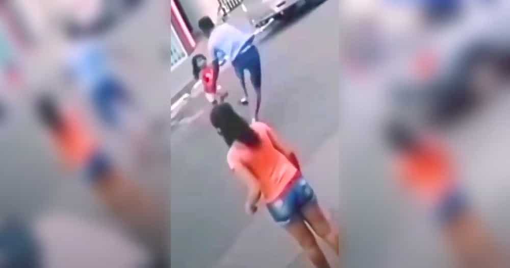 Video ng pagsagip ng isang lalaki sa batang akmang tatawid sa daan kahit maraming sasakyan, viral