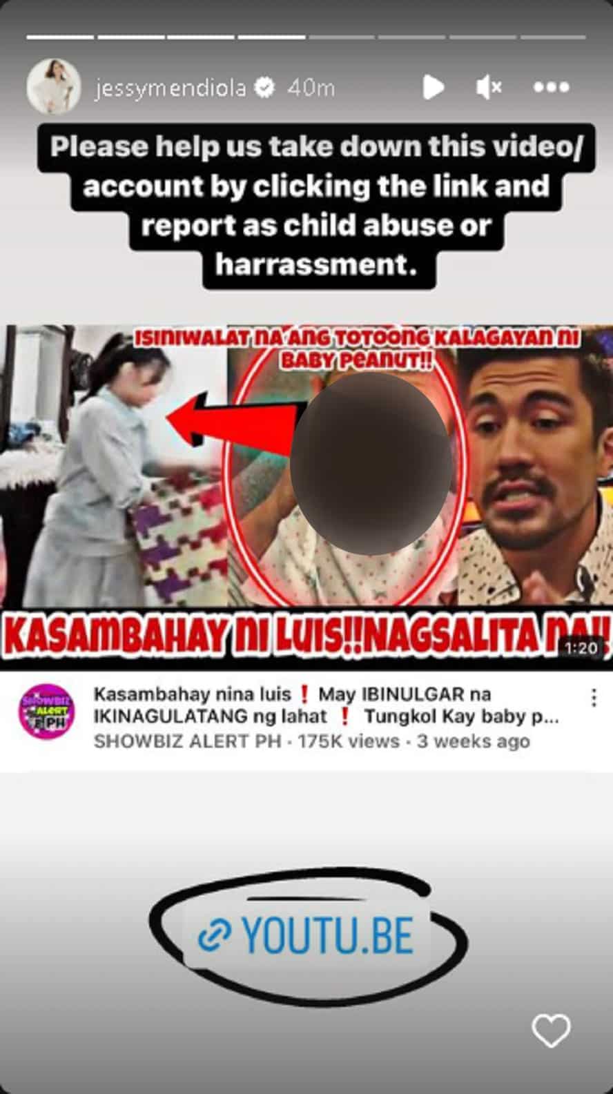Jessy Mendiola, umaapela ng tulong para ireport ang fake video na nagpapakitang may diperensya ang anak