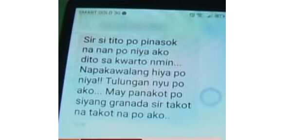 Anak ng OFW, minomolestiya umano ng amain sa loob ng 6 na taon, na-rescue pagkatapos magtext sa pulis