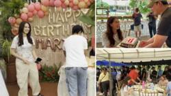 Video ng birthday lunch ni Marian Rivera sa set ng upcoming GMA series, viral