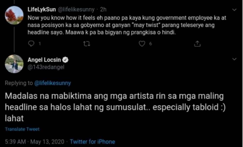 Angel Locsin calls out ABS-CBN News for its headline about her
