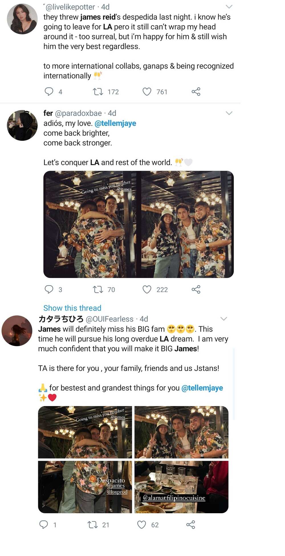James Reid, aalis na sa Pinas patungong LA para abutin ang pangarap James Reid, aalis na sa Pinas patungong LA para abutin ang pangarap