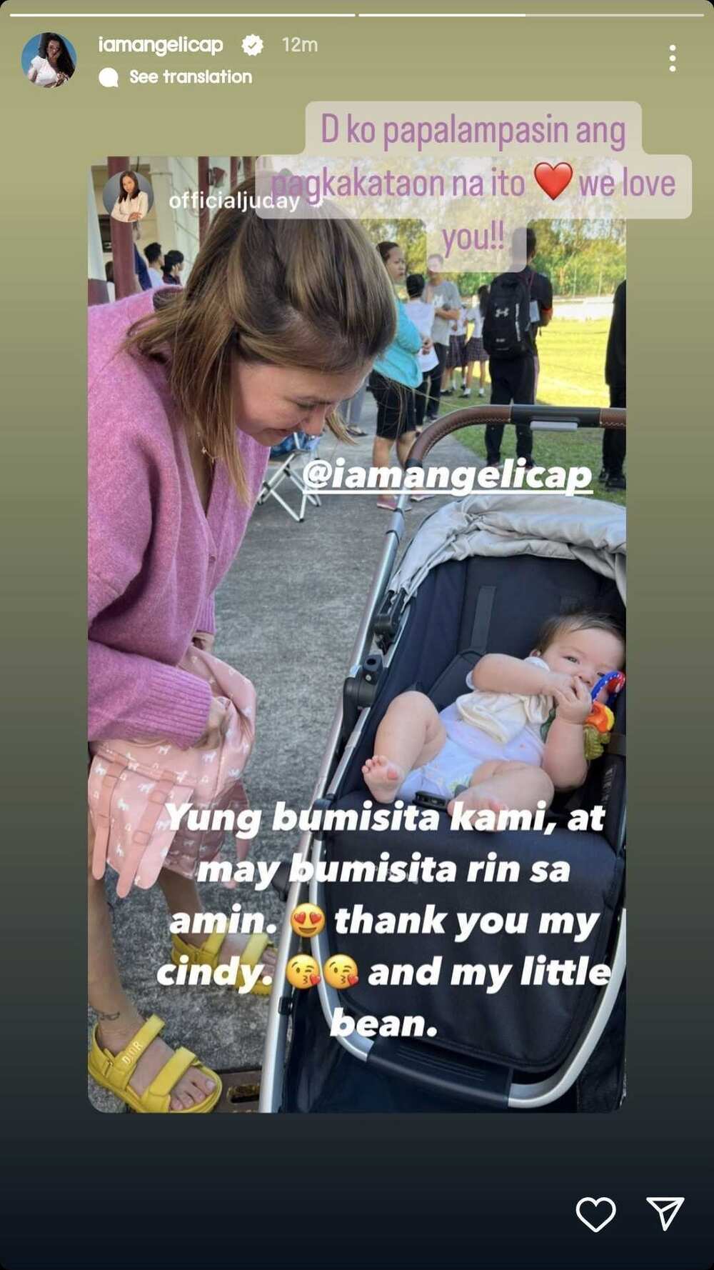 Angelica Panganiban, binisita si Judy Ann Santos: "Di ko papalampasin" Angelica Panganiban, binisita si Judy Ann Santos: "Di ko papalampasin"
