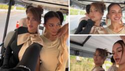 Video of Sarah Lahbati, Sofia Andres doing gorgeous poses gains positive comments