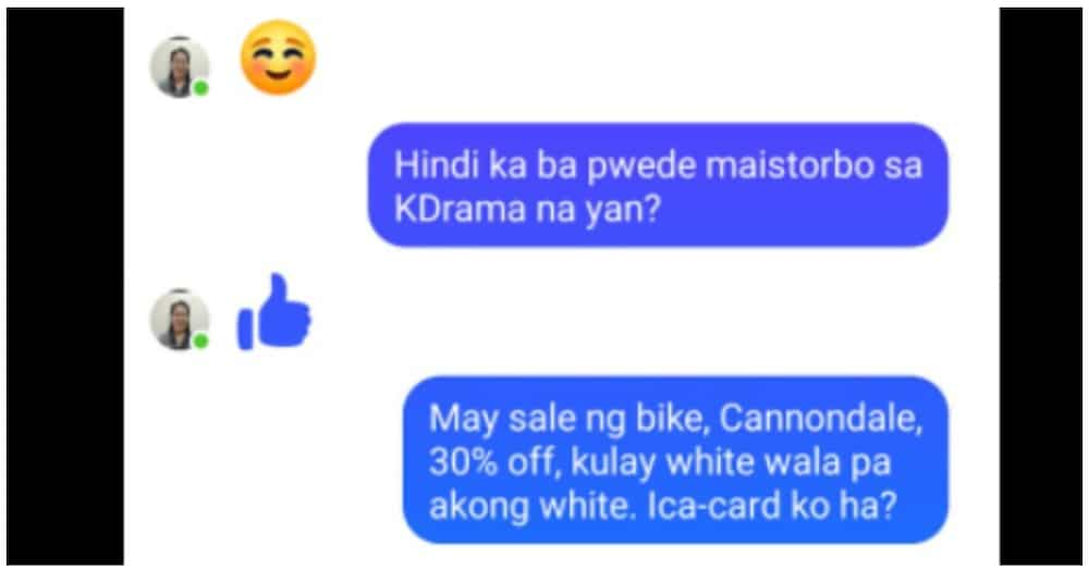 Misis na 'emoji' lang ang reply sa mister dahil sa panonood ng Koreanovela, viral