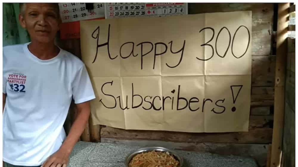 Lolo vlogger, nagdiwang nang magkaroon ng 300 subscribers sa YouTube