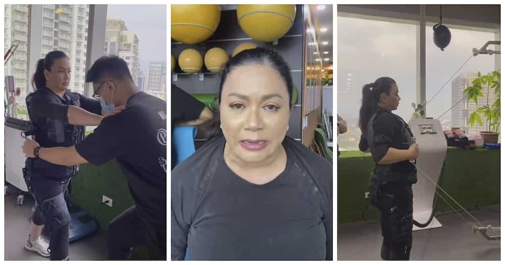 Video ng pagwo-workout ni Dina Bonnevie, viral na sa social media
