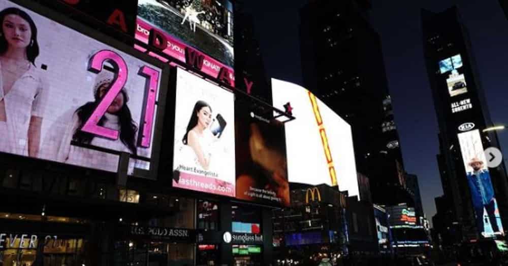 Heart Evangelista graces New York Times Square billboard in defining fashion moment