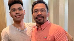 Manny Pacquiao’s son Michael wins in his 1st amateur boxing match