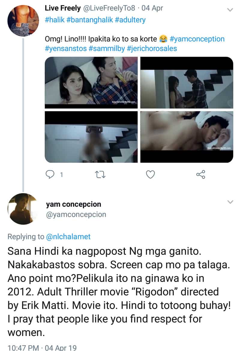 Netizens react to Yam Concepcion calling out those who spread her intimate scenes in Rigodon
