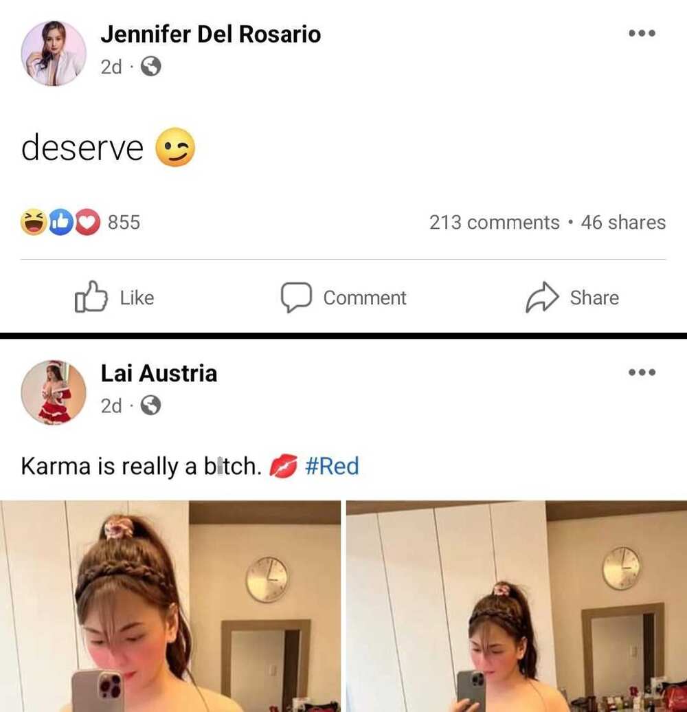 Jen Del Rosario Lai Austria Viral Ang Cryptic Posts Sa Gitna Ng Rob Toni Isyu Kamicomph