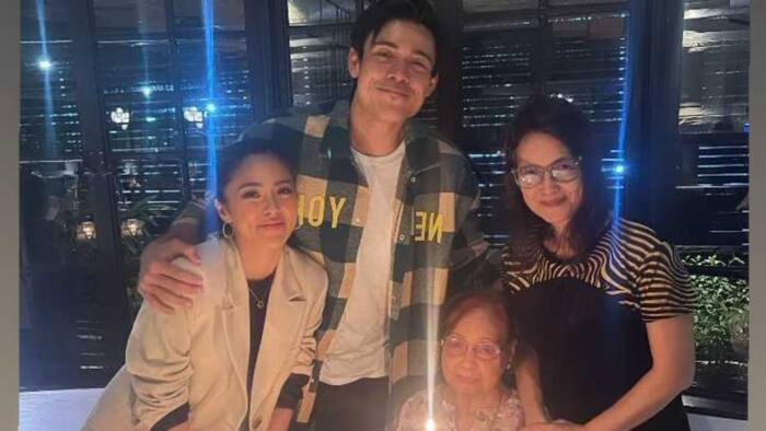 Kim Chiu joins celebration of Xian Lim's grandma's 88th birthday