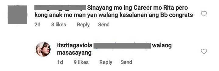 Rita 'Badjao Girl' Gaviola, bumwelta sa negative comments matapos ianunsyong isa na siyang ina