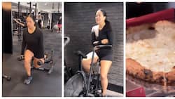 Isabelle Daza shows intense workout; treats herself to some pizza after exercise