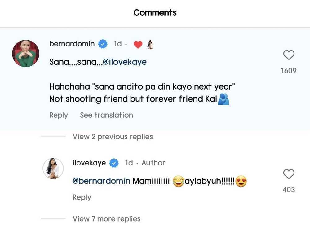 Min Bernardo, nag-react sa post ni Kakai Bautista para kay Kathryn Bernardo: "Forever friend"
