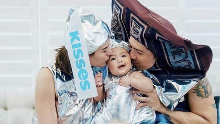 Halloween getup nina Jennylyn Mercado, Dennis Trillo kasama si baby Dylan, viral