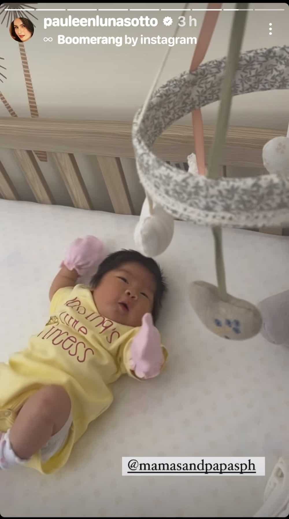 Video clip ng baby nina Vic Sotto at Pauleen Luna na si Mochi, kinagiliwan ng netizens