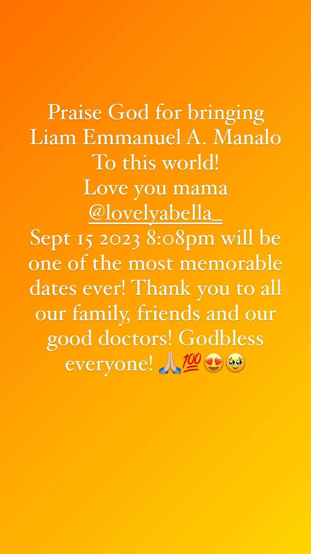 Benj Manalo sa pagkasilang ng anak: "One of the most memorable dates ever" Benj Manalo sa pagkasilang ng anak: "One of the most memorable dates ever"