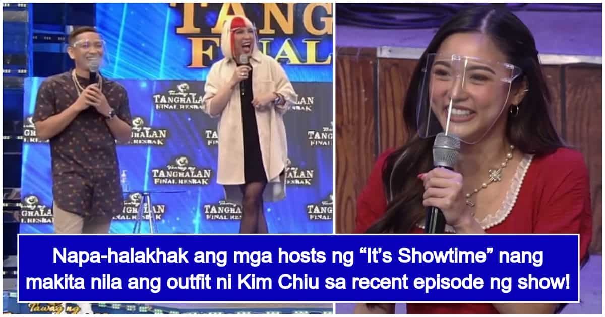 Kim Chiu, gets teased by her co-hosts because of her OOTD