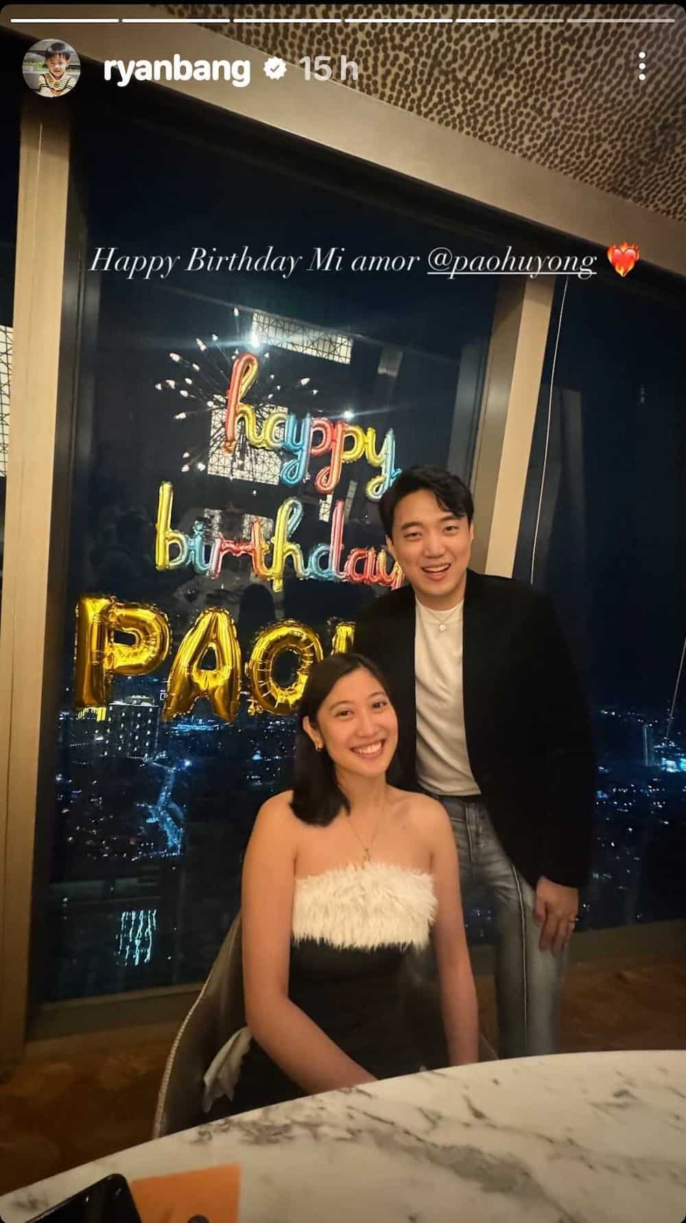 Ryan Bang posts short but sweet birthday greeting for girlfriend Paola Huyong