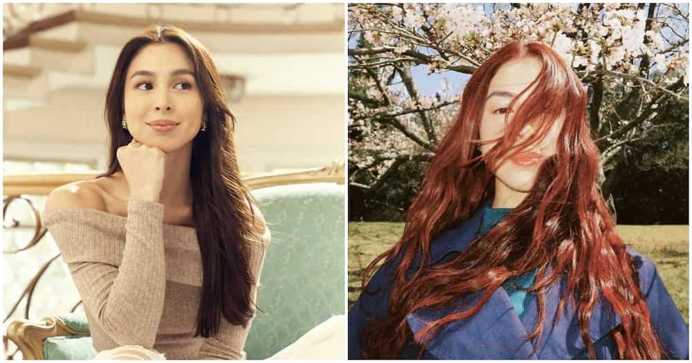 Julia Barretto showcases her stunning new hair color while in Japan