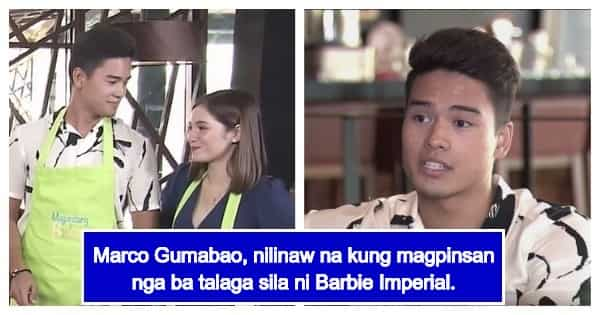 Marco Gumabao bares truth on rumor that Barbie Imperial is his