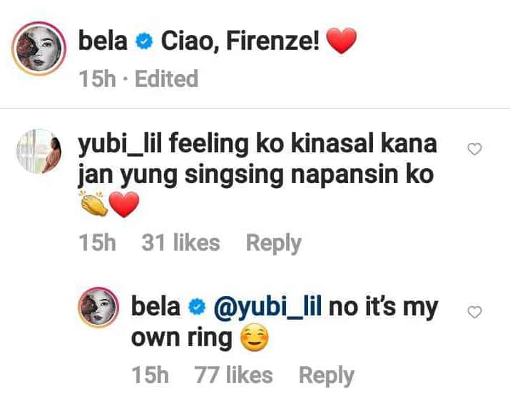 Bela Padilla denies getting married after netizen spotted her ring