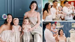 Bianca King posts pics from her & Iza Calzado’s respective babies’ baptism, early b-day celebration