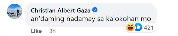 Xian Gaza, binati ang lahat ng magandang umaga maliban sa mga Jason at Marvin ang pangalan