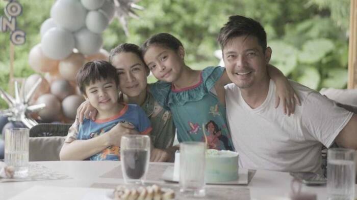 Dingdong Dantes receives a sweet birthday surprise from Marian Rivera and kids