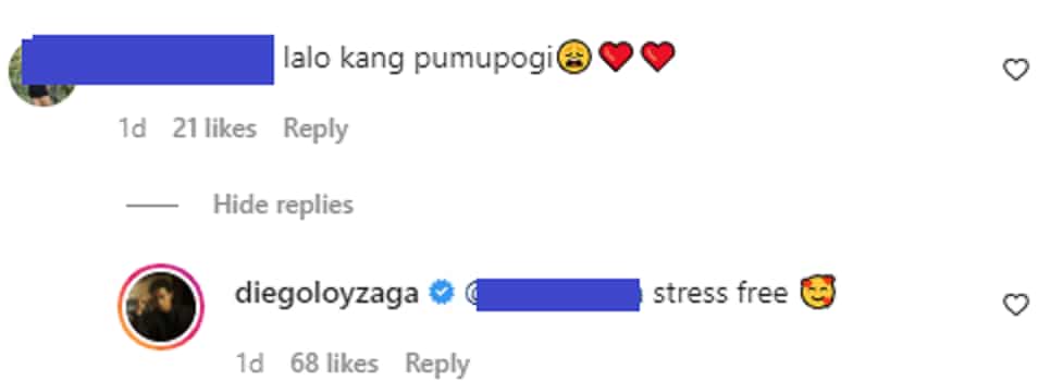 Diego Loyzaga, nag-react sa komentong lalo siyang gumagwapo: "stress free"